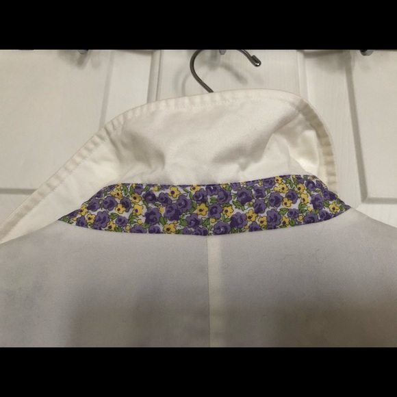 Land’s End NWOT ivory rain coat - Picture 6 of 16